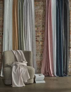 Gardin Mörkgrå 2-Pack Redlunds Bruce 140x250cm