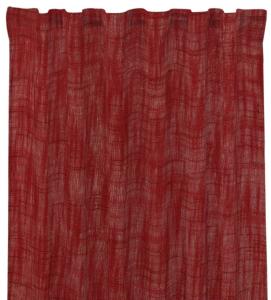 Gardin Röd 2-Pack Redlunds Bruce 140x250cm
