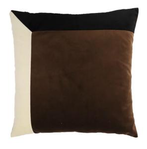 Nina Royal Corner Kuddfodral Sammet 45x45cm Brun