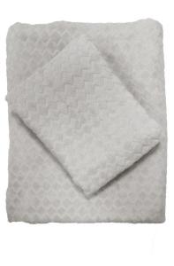 Nina Royal Diamond Badlakan 90x150cm Ljusgrå