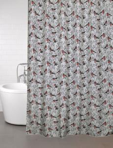 Duschdraperi Grå Nina Royal Domherre 180x200cm