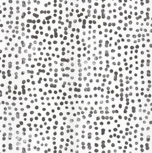 Duschdraperi Vit/Svart Nina Royal Dot 180x200cm