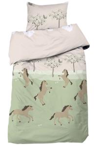 Påslakanset Barn Freja Beige 150x210cm Nina Royal