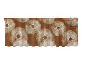 Gardinkappa Cognac Nina Royal Fungus 50x250cm