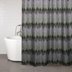 Duschdraperi Grön Nina Royal Gryning 180x200cm