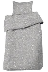 Blommigt Påslakanset Hage Grå/Beige 150x210cm Redlunds