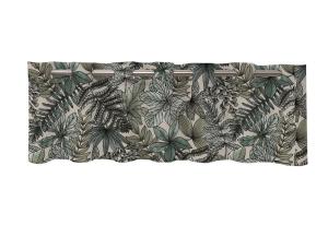 Gardinkappa Linne/Grön Nina Royal Isolde 50x250cm