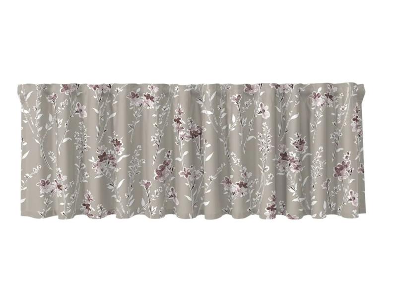 Gardinkappa Beige/Lila Nina Royal Lille 50x250cm at lavanille