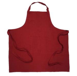 Förkläde Mörkröd Linne Nina Royal