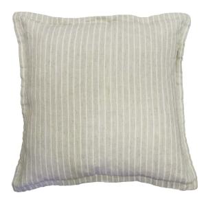 Nina Royal Linne Rand Kuddfodral Grön 45x45cm