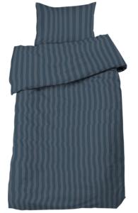 Satin Påslakanset Marinblå Mirage 150x210cm Nina Royal