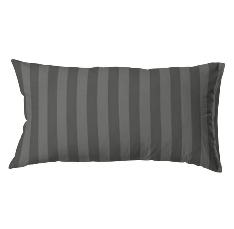 Nina Royal Mirage Satin Örngott Mörkgrå 50x90cm at lavanille