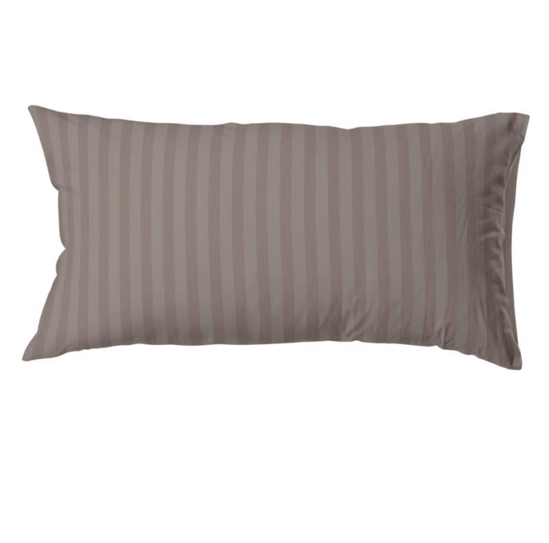 Nina Royal Mirage Satin Örngott Mullvad 50x90cm at lavanille