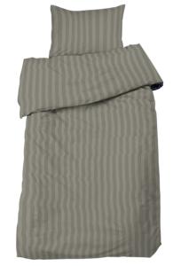 Satin Påslakanset Mirage Linnebeige 150x210cm Nina Royal