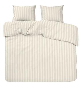 Satin Påslakanset Dubbeltäcke Mirage Champagne 220x210cm Nina Royal