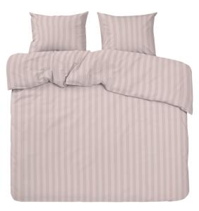 Satin Påslakanset Dubbeltäcke Mirage Rosa 220x210cm Nina Royal
