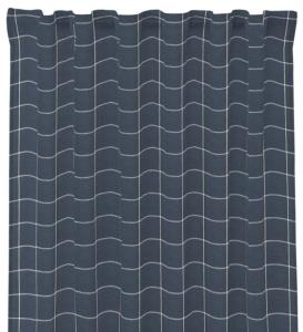 Blå Gardin 2-Pack Nina Royal 120x250cm Nea Big