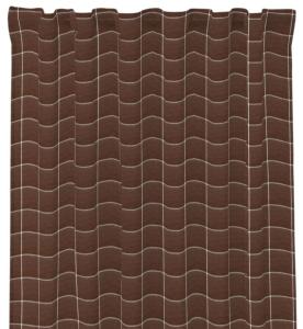 Brun Gardin 2-Pack Nina Royal Nea Big 120x250cm