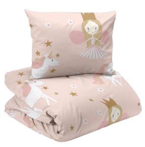 Påslakanset Barn Rosa Nina Royal Nellie 150x210cm