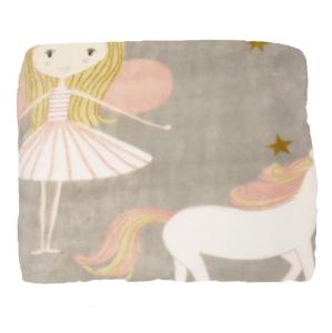 Nina Royal Nellie Pläd 130x150cm Grå