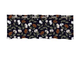 Gardinkappa Svart/Cognac Nina Royal Othelia 50x250cm