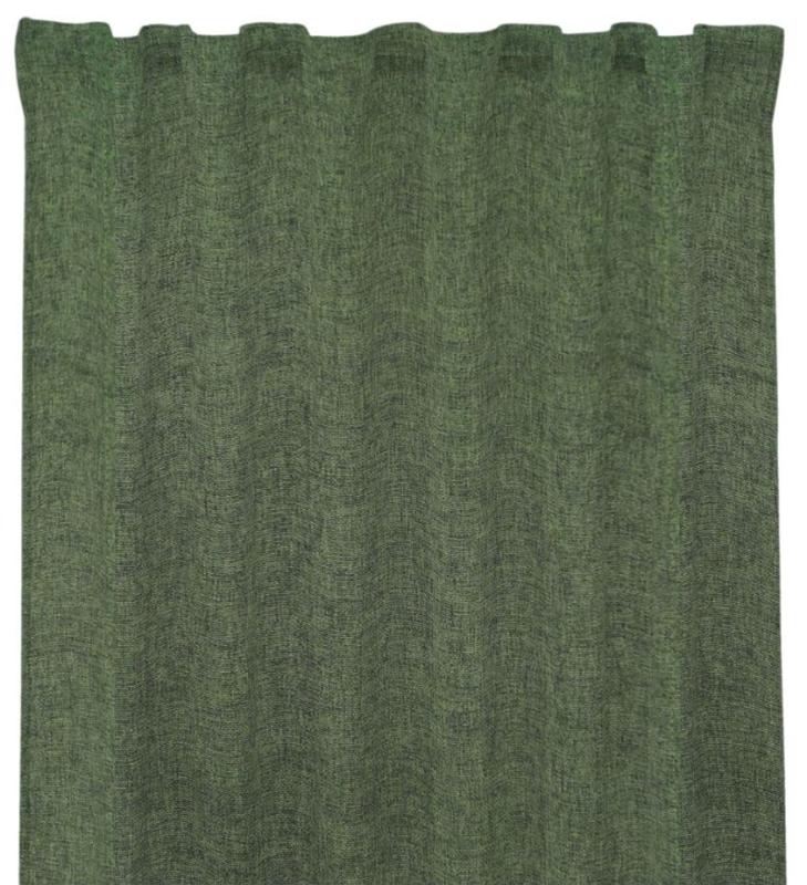 Olivgrön Gardin Nina Royal Soho 2-Pack 140x260cm at lavanille