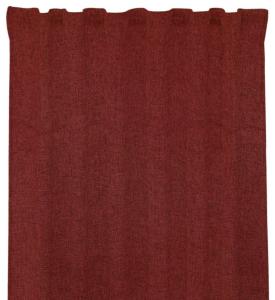 Vinröd Gardin Nina Royal Soho 2-Pack 140x260cm