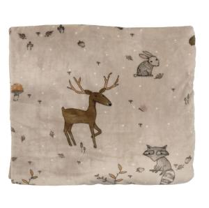 Redlunds Stampe Pläd 130x150cm Linne