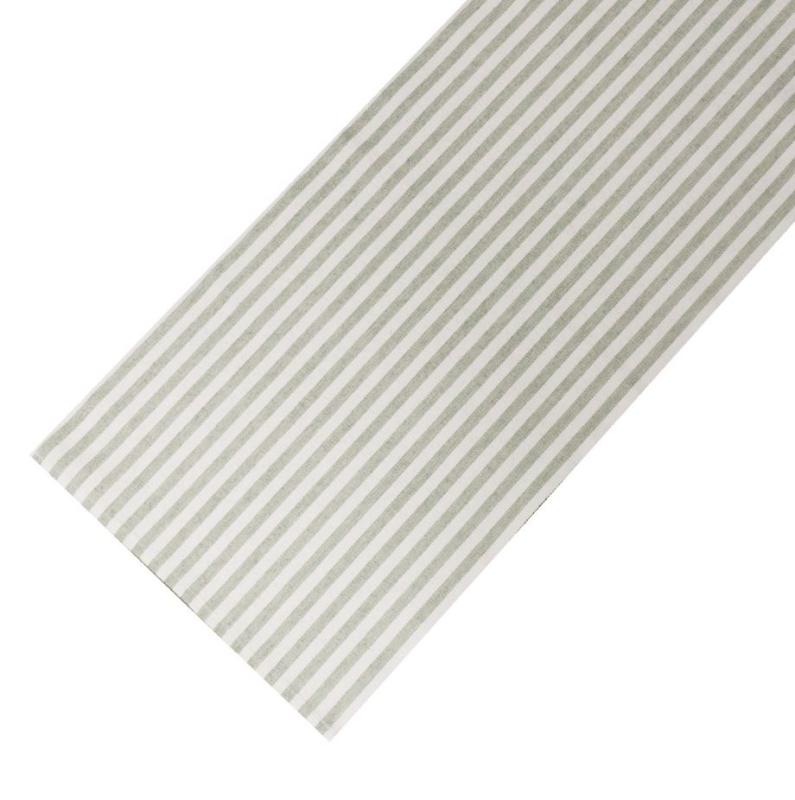 Nina Royal Stripe Bordslöpare Grön 35x120cm at lavanille