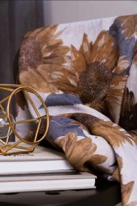 Gardin Guld 2-Pack Nina Royal Sunflower 140x300cm