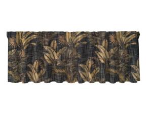 Gardinkappa Svart/Guld Nina Royal Tahiti 50x250cm
