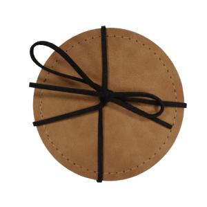 Nina Royal Vejby Glasunderlägg Cognac 4-Pack