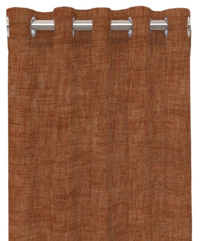 Nina Royal Wayne Öljettlängder Cognac 2-Pack 140x240cm at lavanille