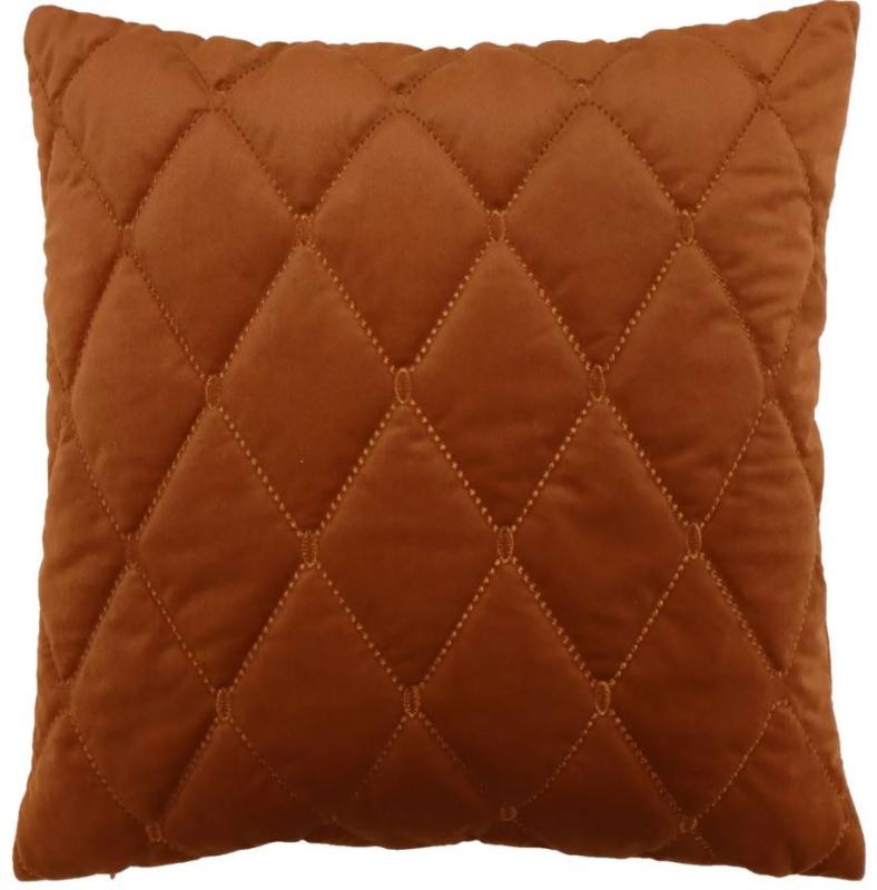 Nina Royal Zander Kuddfodral Sammet Cognac 50x50cm at lavanille