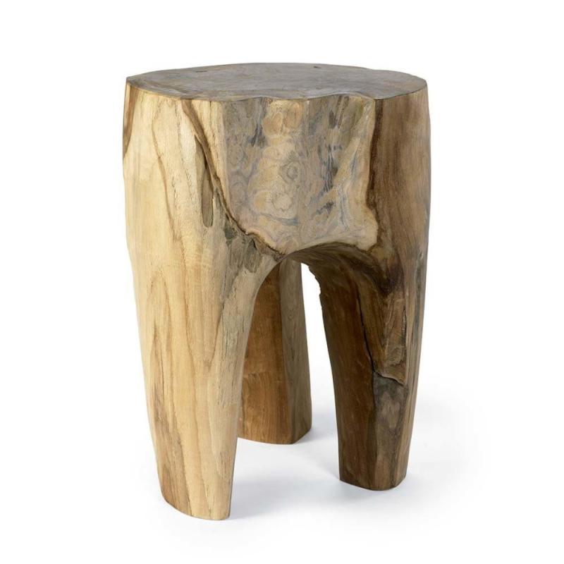 Nordal Raw Träpall Teak at lavanille