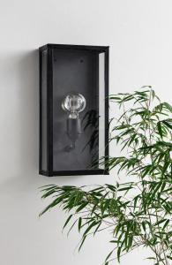 Nordal Utelampa Vägg Svart 40cm