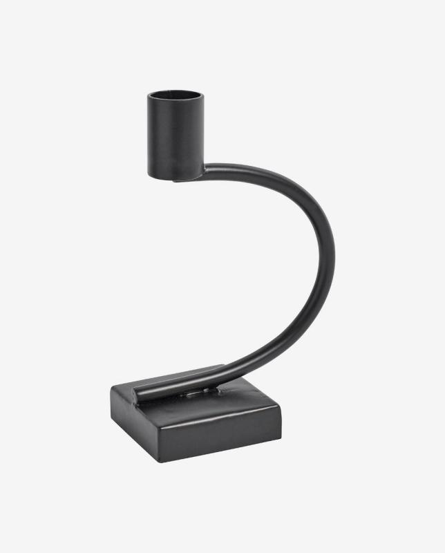 Nordal Semi Cirkel Ljusstake Svart at lavanille