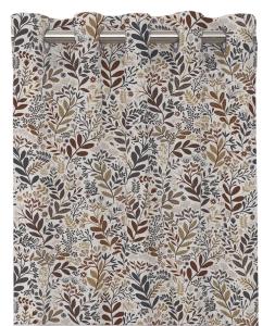 Öljettgardin Hage Denim/Rost 2-Pack 120x240cm Redlunds