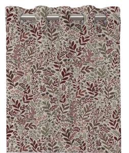 Öljettgardin Hage Vinröd 2-Pack 120x240cm Redlunds