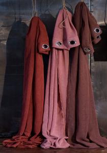 Öljettgardin Nina Royal Wayne Gammelrosa 140x240cm 2-Pack