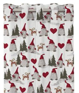 Julgardin Noel Vit 2-Pack 120x240cm Redlunds