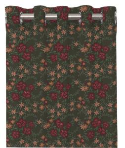 Öljettgardin Redlunds Estrid Mörkgrön 140x240cm 2-Pack