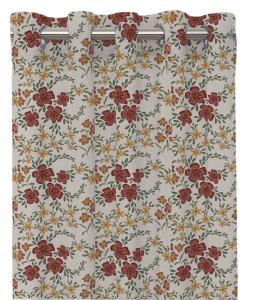 Öljettgardin Redlunds Estrid Rost 140x240cm 2-Pack