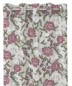Öljettgardin Redlunds Kiara Rosa 120x240cm 2-Pack