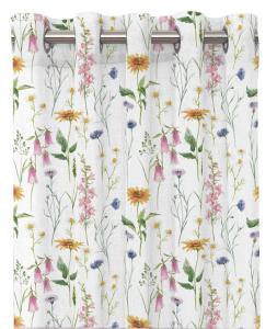 Öljettgardin Blommig Redlunds Sweet Multi 2-Pack 137x240cm