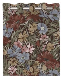 Öljettgardin Ruby Brun 2-Pack 140x240cm Redlunds