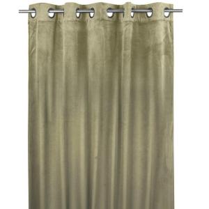 Öljettgardin Sammet Fondaco Esther Agavegrön 135x250cm 2-pack