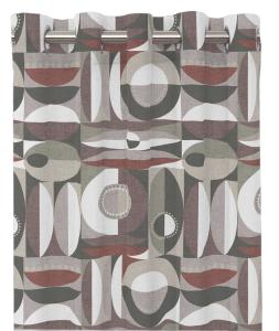 Öljettgardin Tord Rost 2-Pack 120x240cm Redlunds