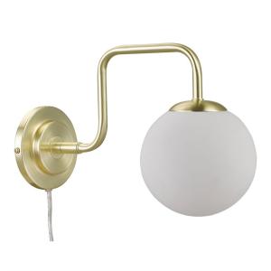 Vägglampa Mässing Oriva London 21cm