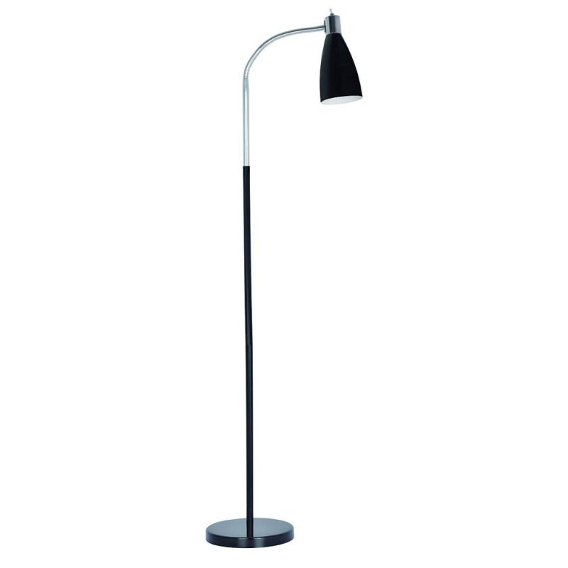 Golvlampa Svart/Krom Oriva 140cm at lavanille